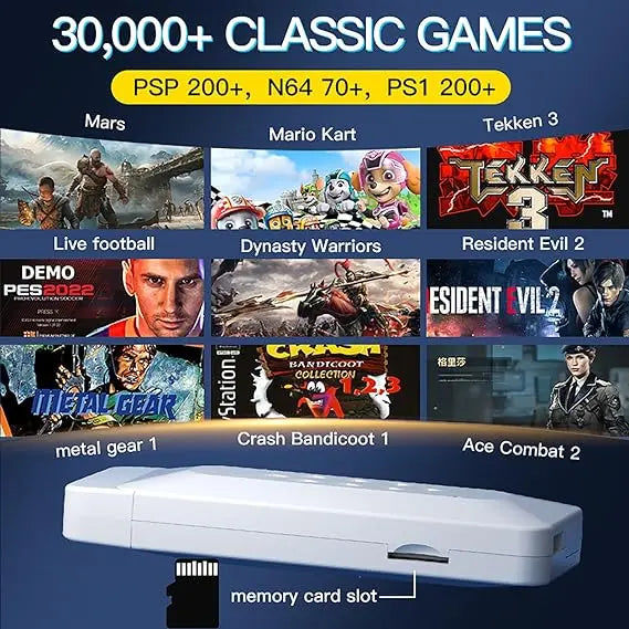 🎮 M22 Game Stick 4K & +30.000 Jeux Inclus