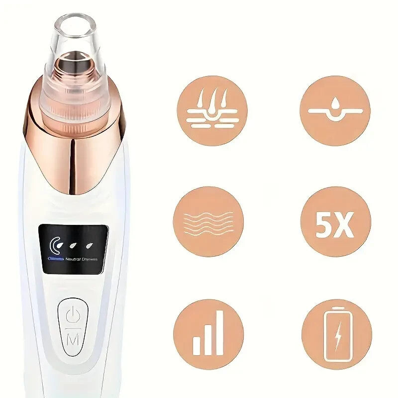 🧼 Mini Aspirateur de Points Noirs – Nettoyage Profond & Soin de la Peau